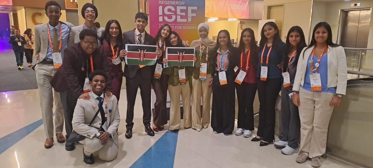 Kenya team at Regeneron ISEF 2026